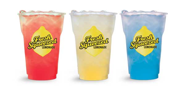 3 Lemonade flavors